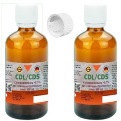 CDL 0,3 % CDS 3x 100 ml Fertiglösung aktiviert Tropfer Pipette Braunglasflasche