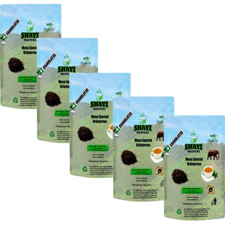 Musa Special Tee Basen Kräutertee 5er Pack Mischung lose 150 g-Immunsystem stärkend