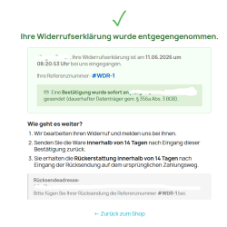 EU Withdrawal Button Module for PrestaShop 8.2.1