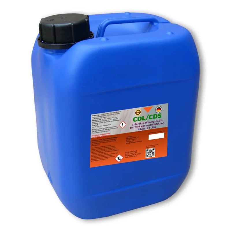 CDL 0,3 % CDS 10 Liter aktivierte Fertiglösung mit Pipette in 10 l HDPE Kanister